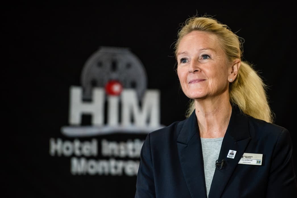 Ulrika Bjorklund, current dean at Hotel Institute Montreux