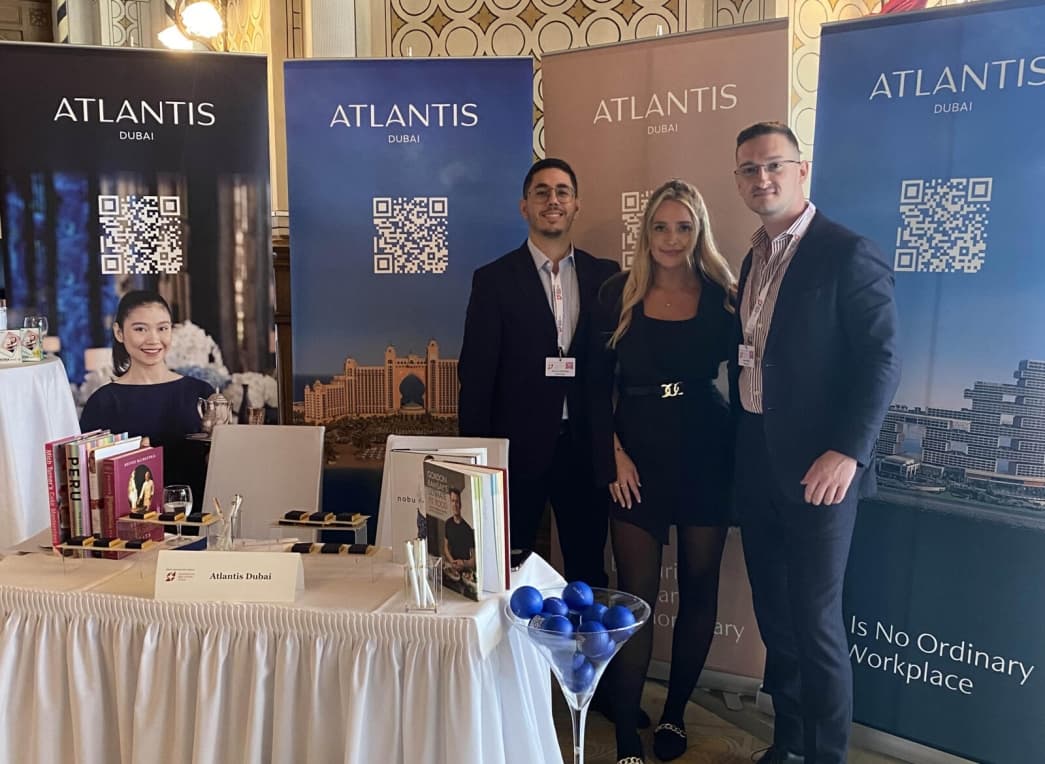 Representatives from Atlantis Dubai at the International Recruitment Forum